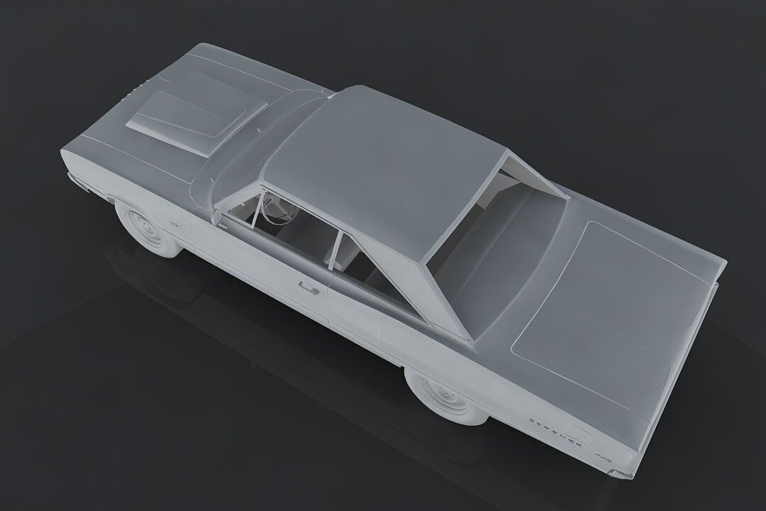 Dodge Coronet 1967  Low-poly 3D model_7