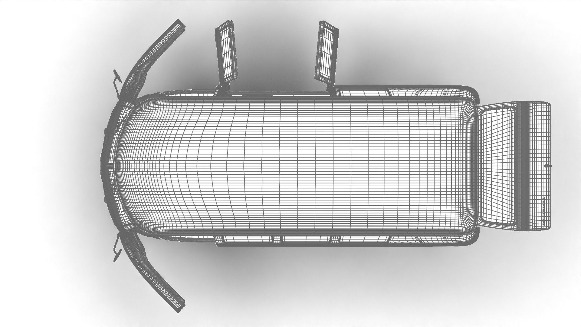 Volkswagen T1 Combi 1950 HQ 3d model 3D model_38