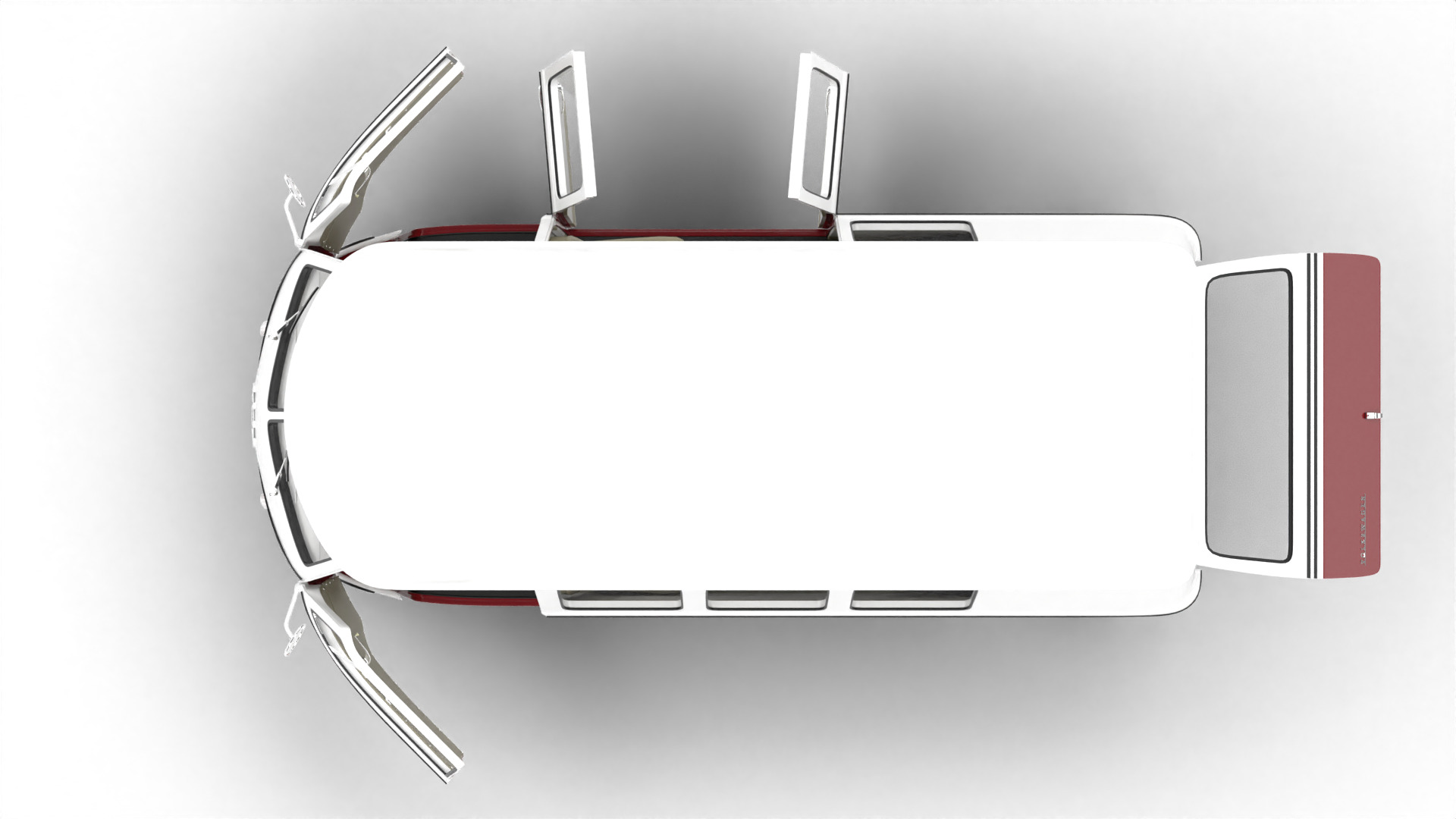 Volkswagen T1 Combi 1950 HQ 3d model 3D model_13