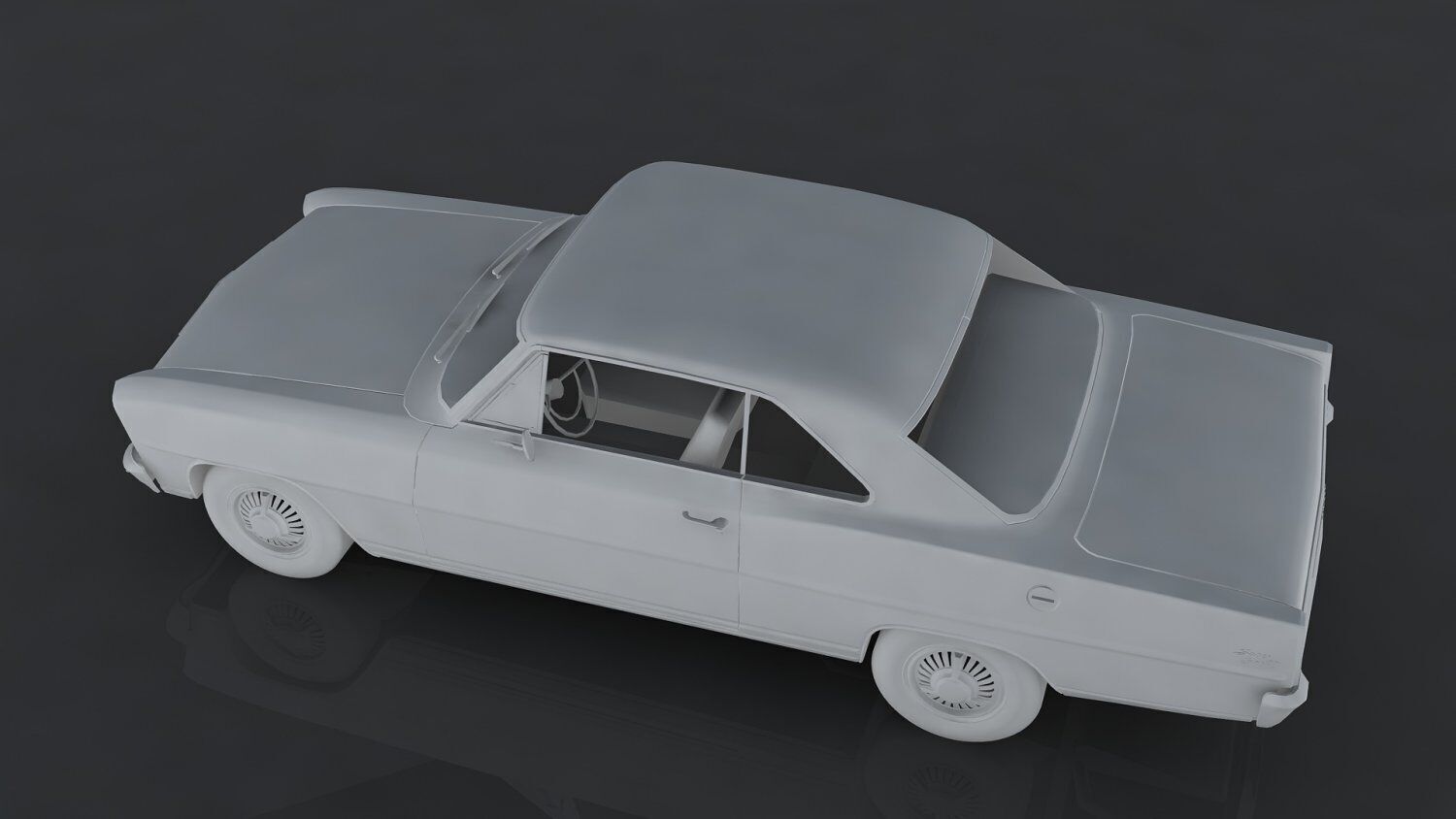 Chevrolet Nova SS Low-poly 3D model_7