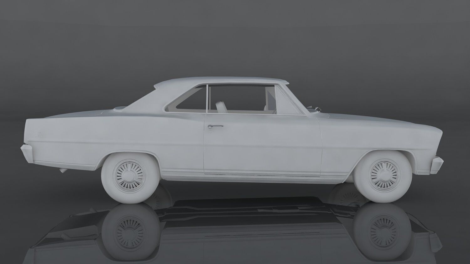 Chevrolet Nova SS Low-poly 3D model_9