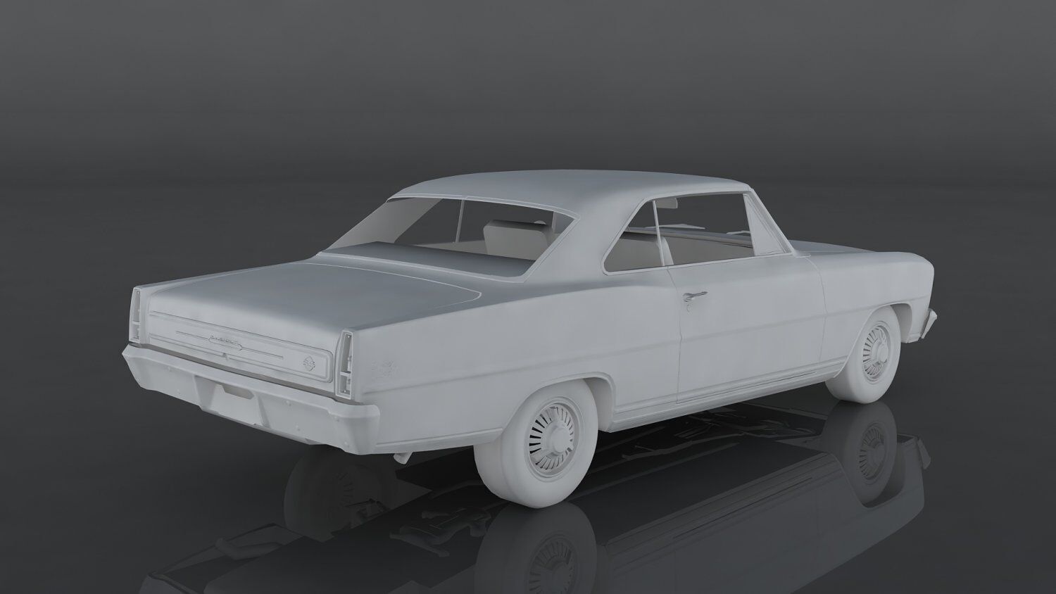 Chevrolet Nova SS Low-poly 3D model_8