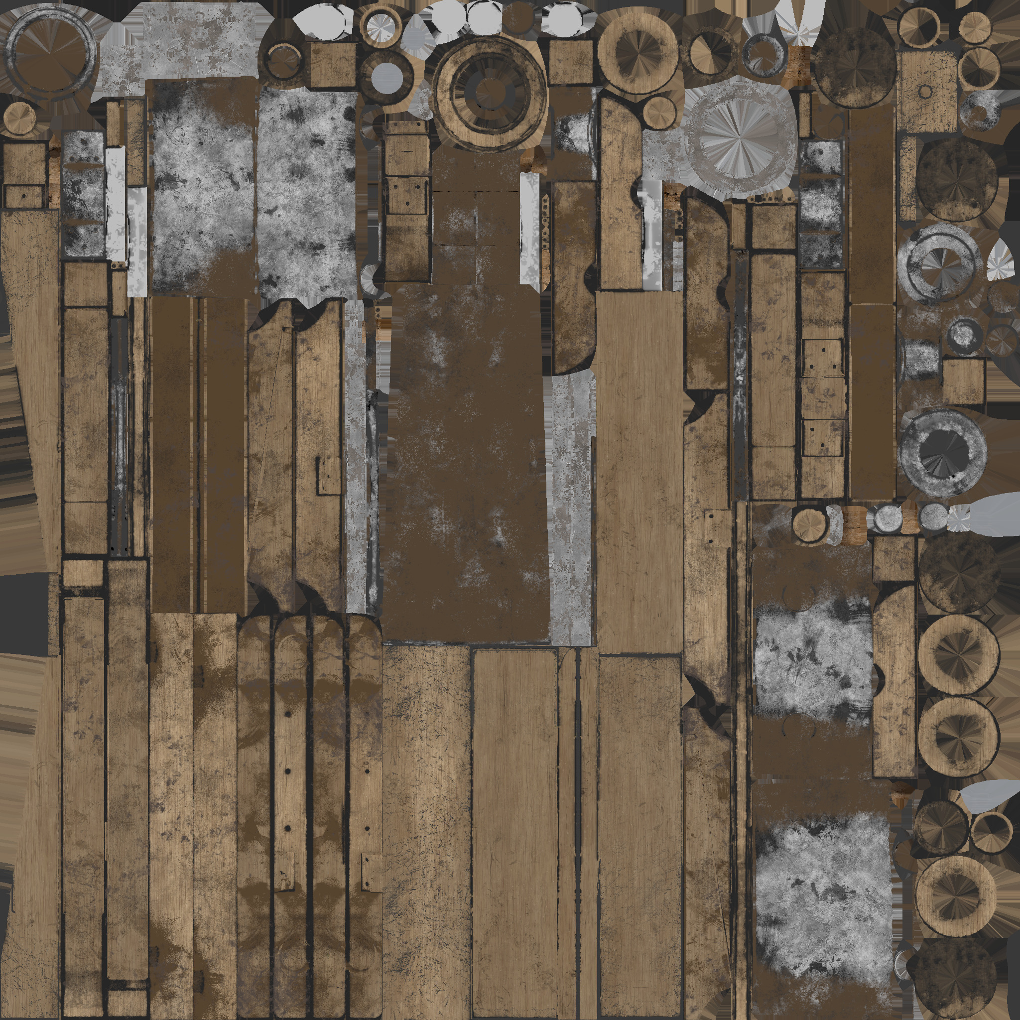 Ship Cannon - Game Ready Asset Low-poly 3D model_5