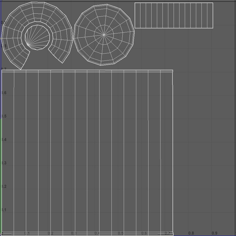 Hair spray Low-poly 3D model_7