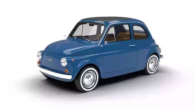 Fiat 500L 1969 3d model 3D model
