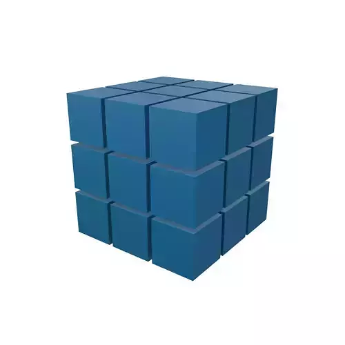 Three-Dimensional Square v1 001