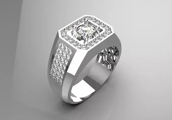 man diamond ring mr0043 