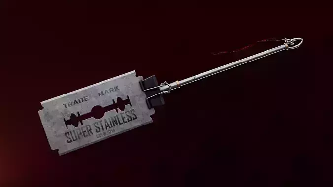 Game Ready Bladesword Low-poly 3D model