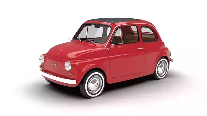 Fiat 500L 1969 3d model 3D model