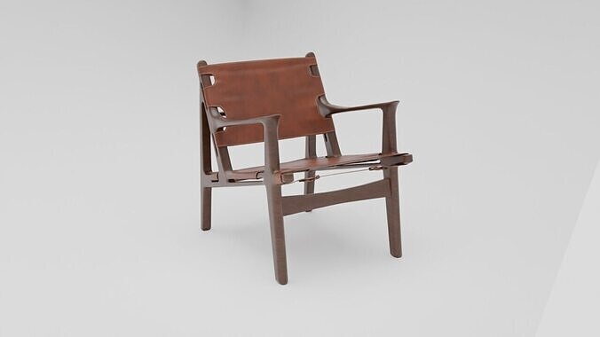 Sagrada Chair Design Armchair Low-poly 3D model
