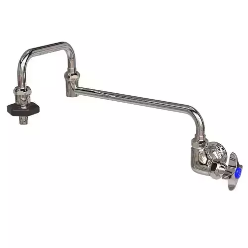 Pot Filler Wall Mount  Single Control TSbrass