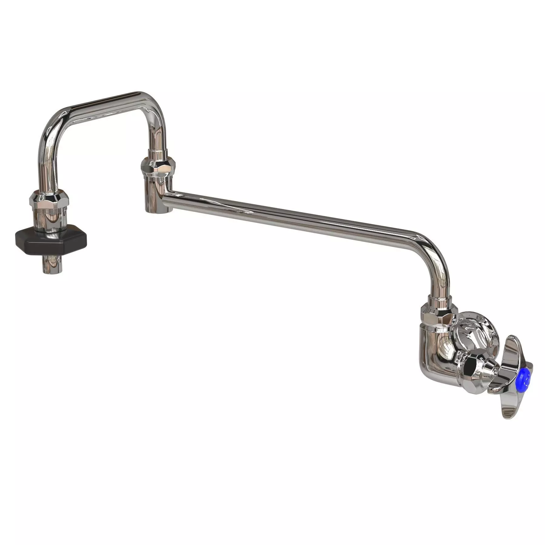 Pot Filler Wall Mount Single Control TSbrass 3D model