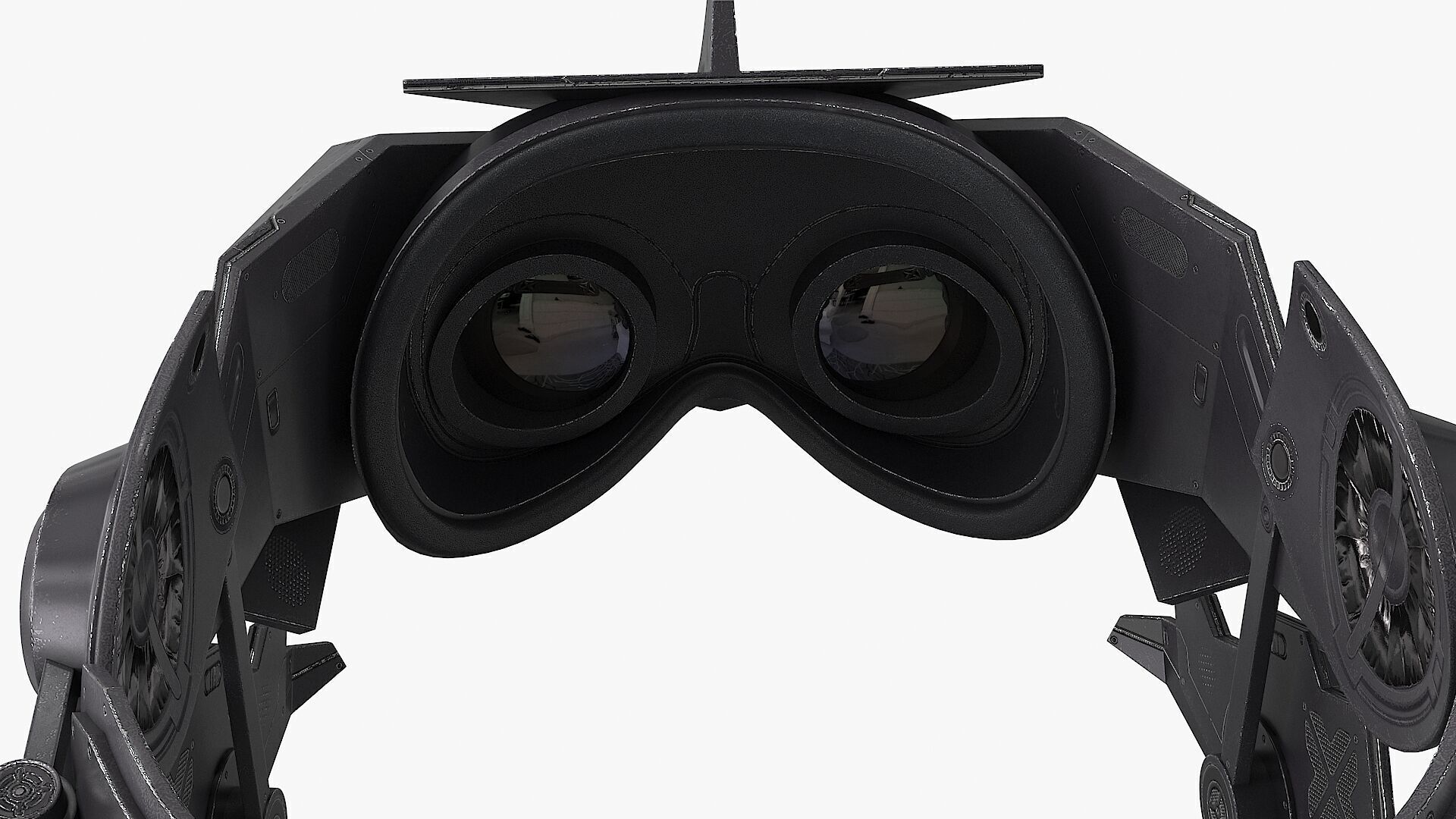 Sci Fi VR Headset Low-poly 3D model_6