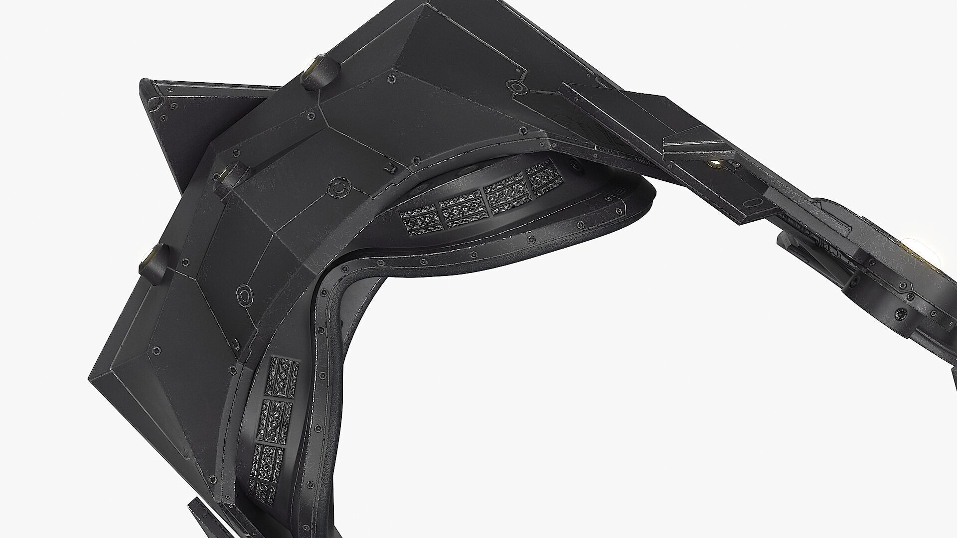 Sci Fi VR Headset Low-poly 3D model_8