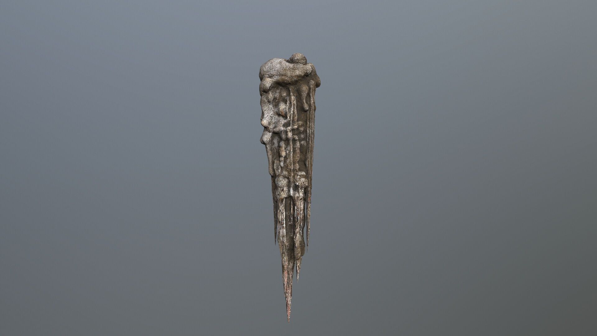 cave rocks Low-poly 3D model_17