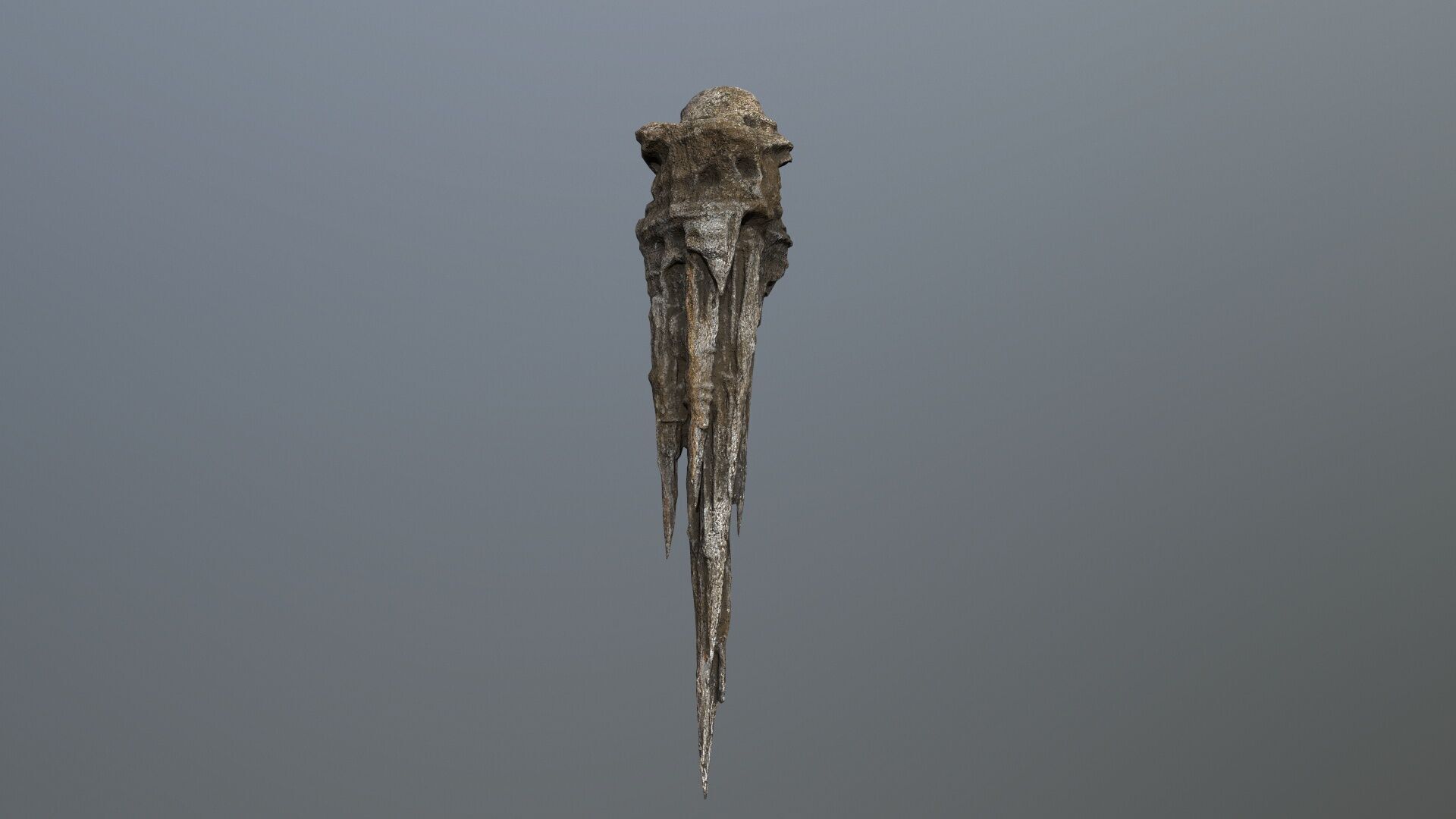 cave rocks Low-poly 3D model_14