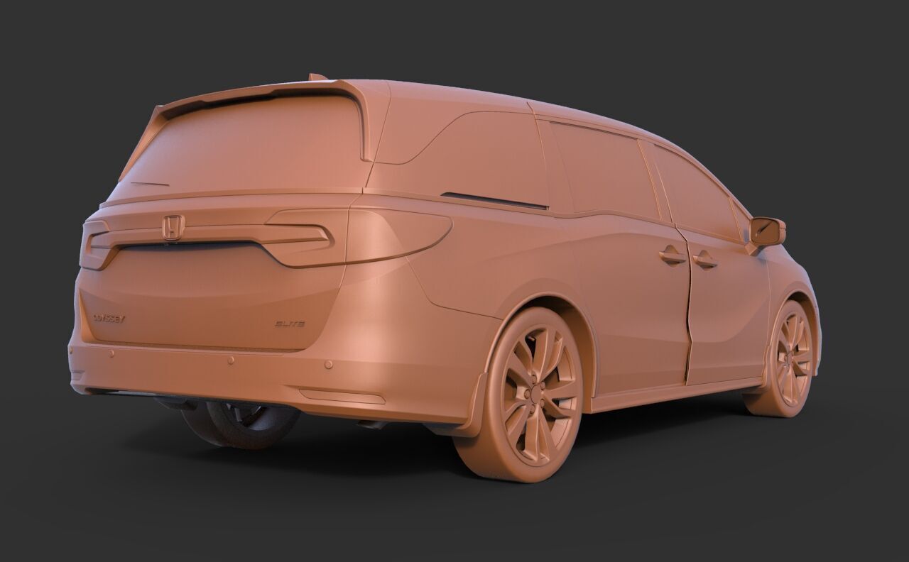 Honda Odyssey 2018 3D print model_4
