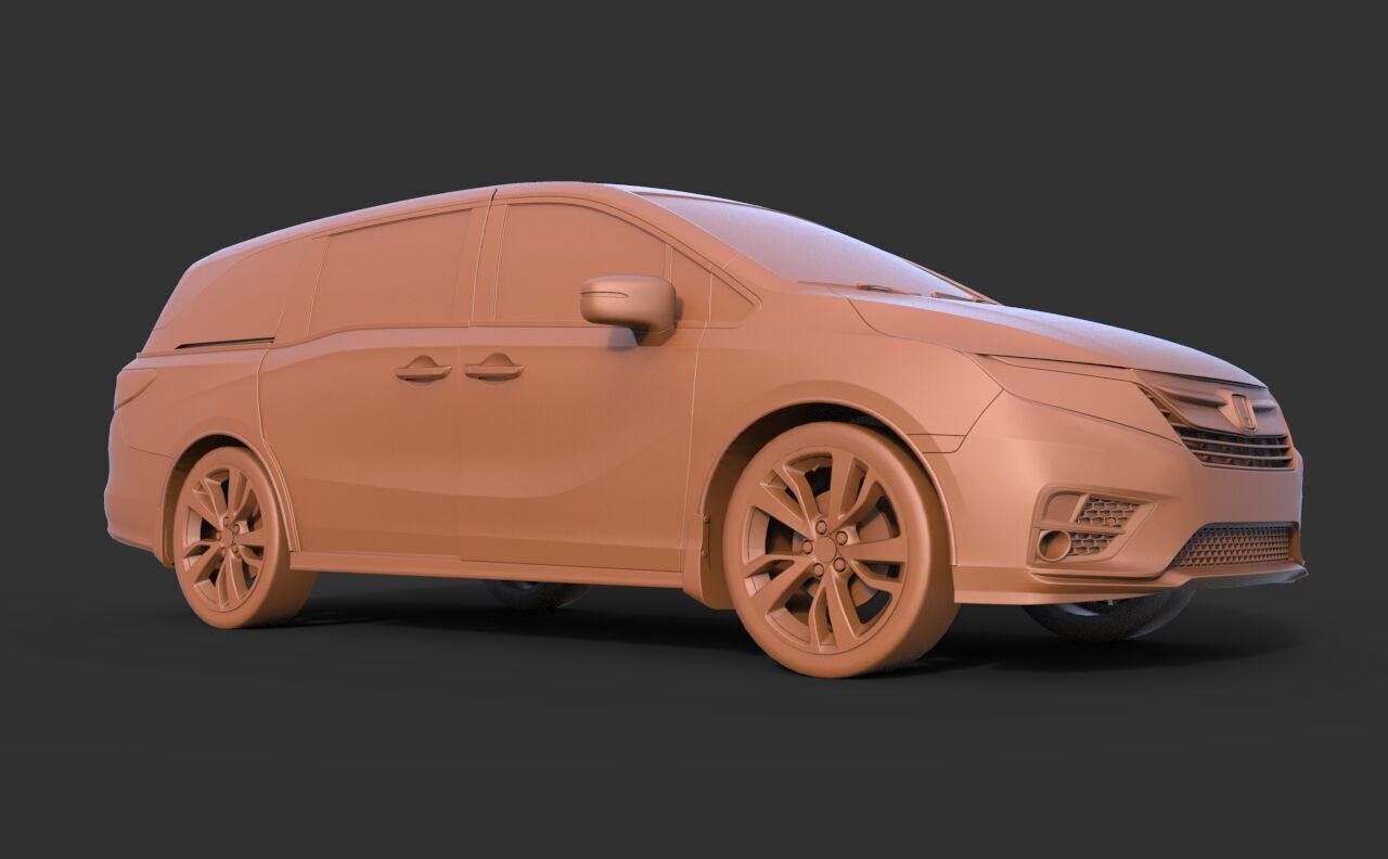 Honda Odyssey 2018 3D print model_2