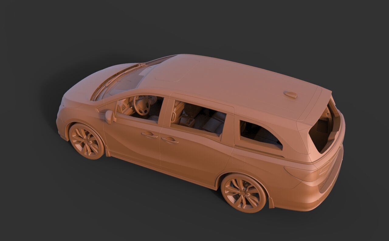 Honda Odyssey 2018 3D print model_5