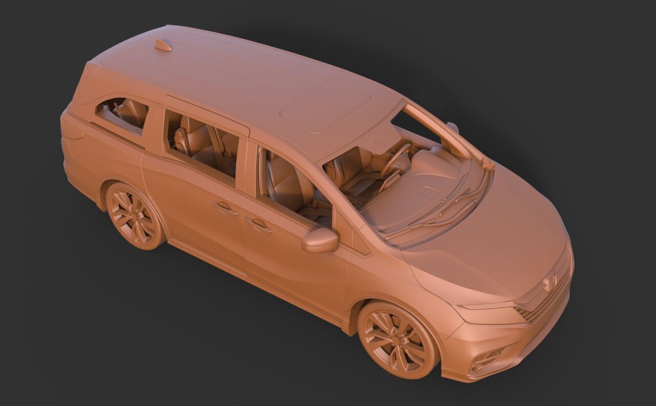 Honda Odyssey 2018 3D print model_6