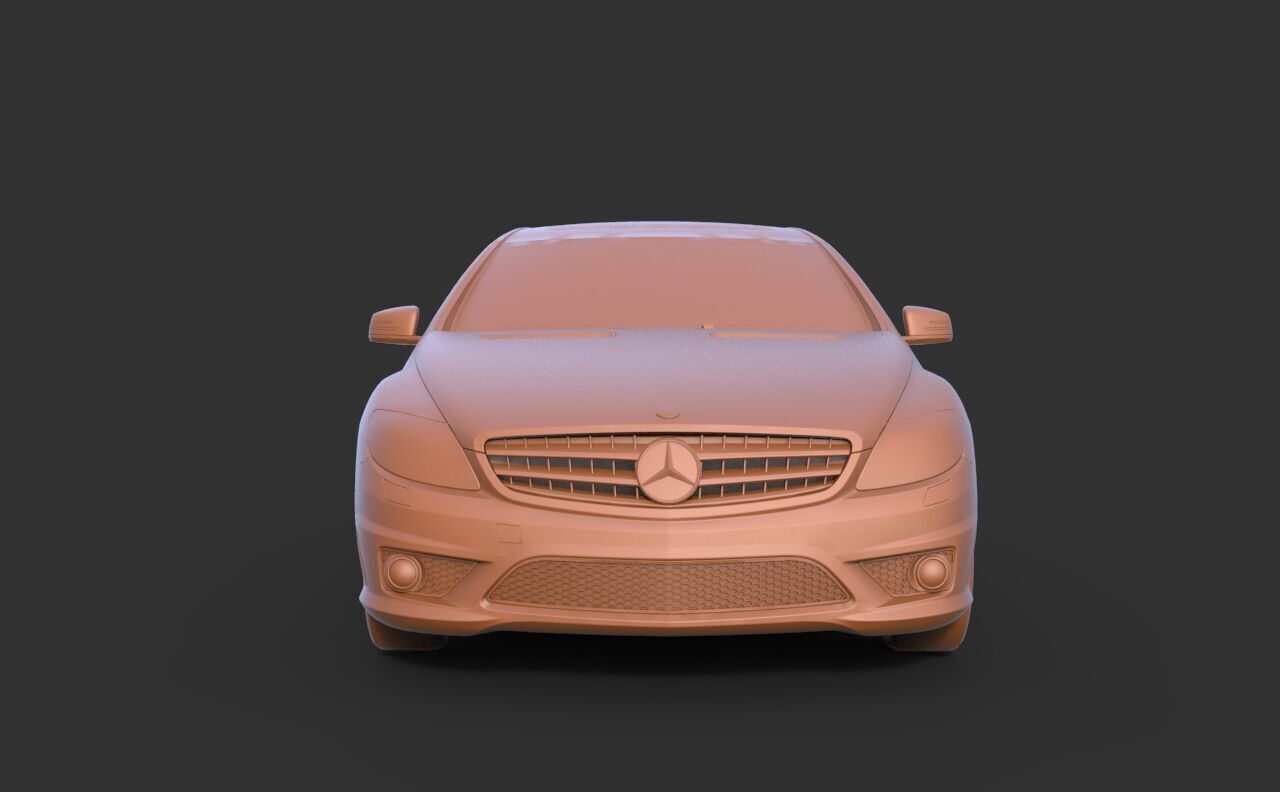 Mercedes-Benz SL65 3D print model_1