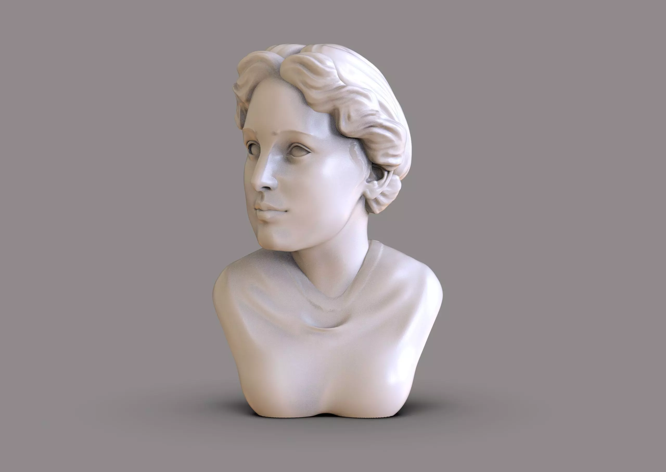 Classic Women Bust 3D print model
