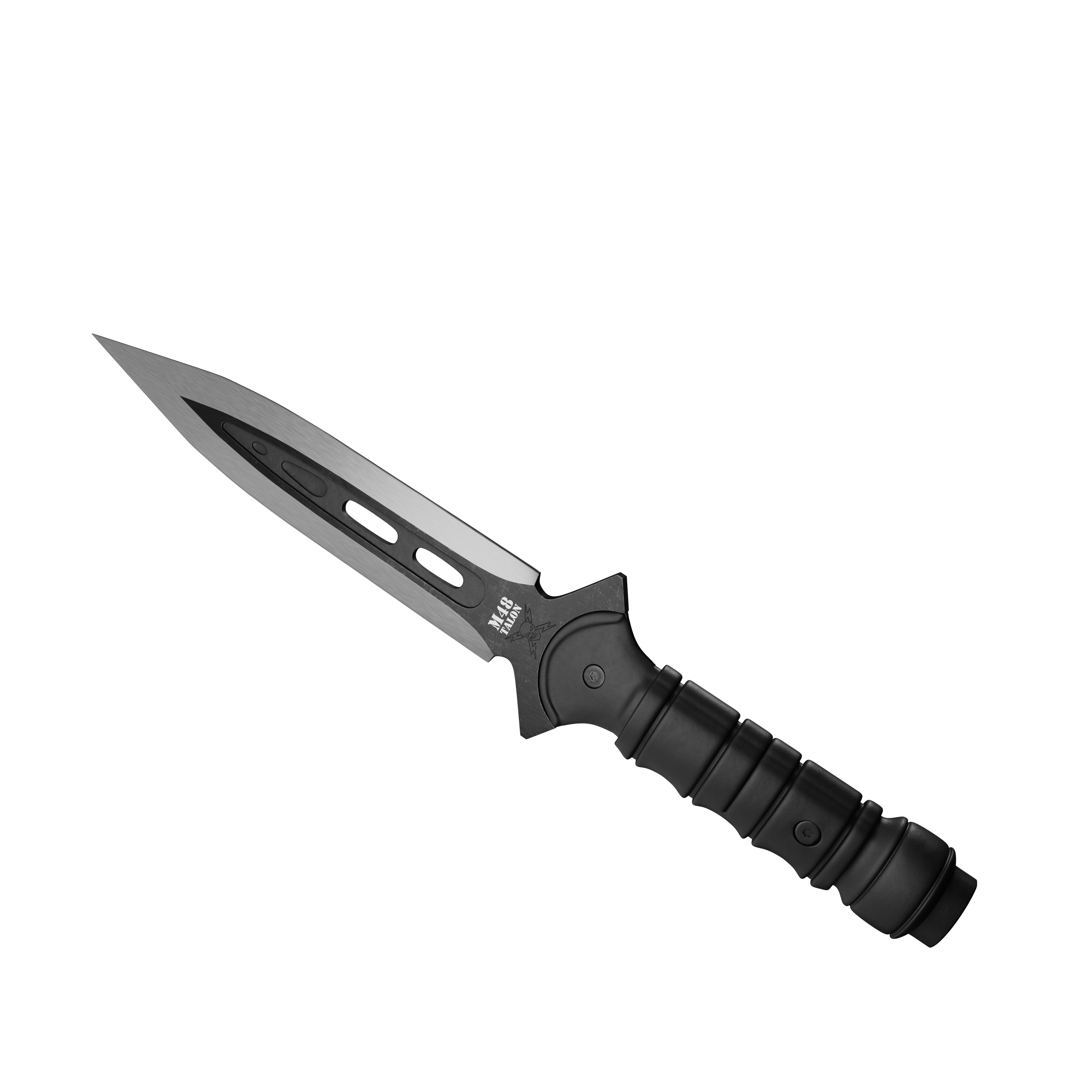 military M45 knife and throw ninja knife  3D model_6