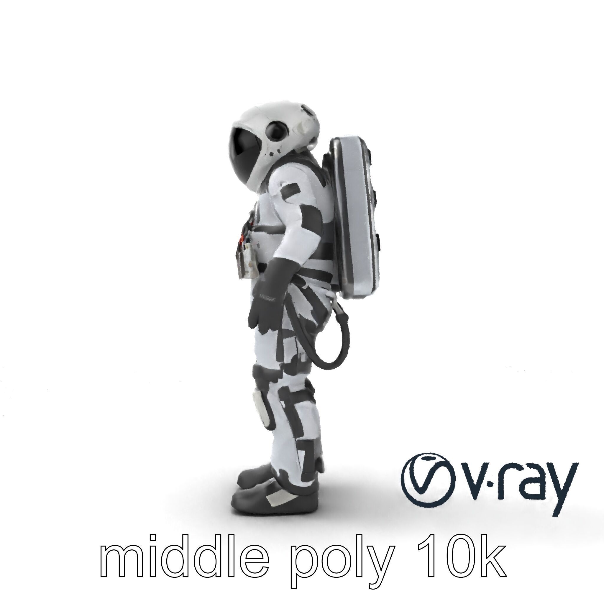 SpaceX Crew Dragon Suit 3D Model Pack Low-poly 3D model_26