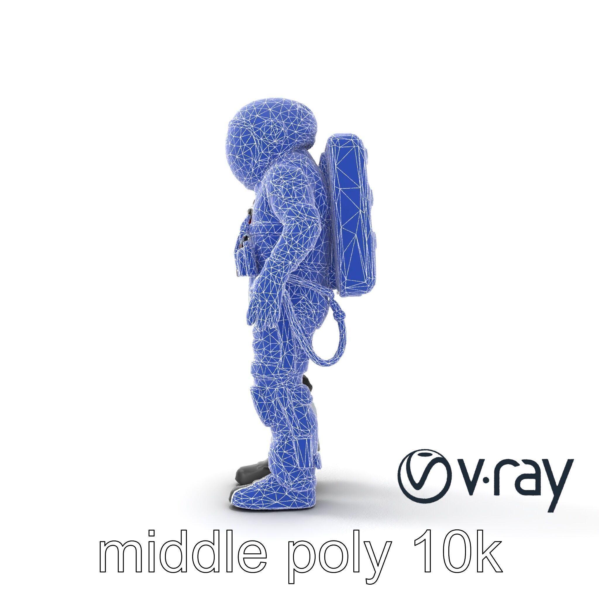 SpaceX Crew Dragon Suit 3D Model Pack Low-poly 3D model_24