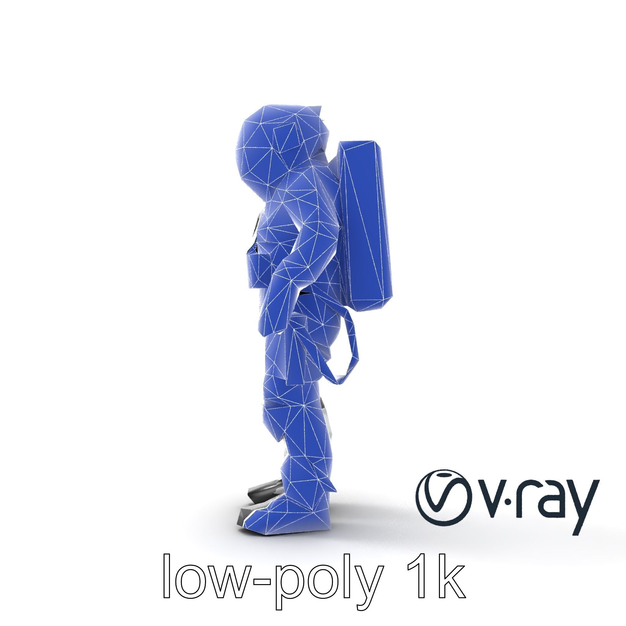 SpaceX Crew Dragon Suit 3D Model Pack Low-poly 3D model_15