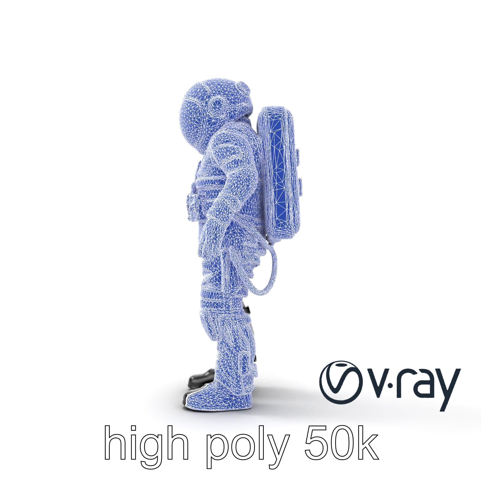 SpaceX Crew Dragon Suit 3D Model Pack Low-poly 3D model_18