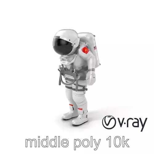 Chinese Feitian Spacesuit with Advanced Features Model Pack