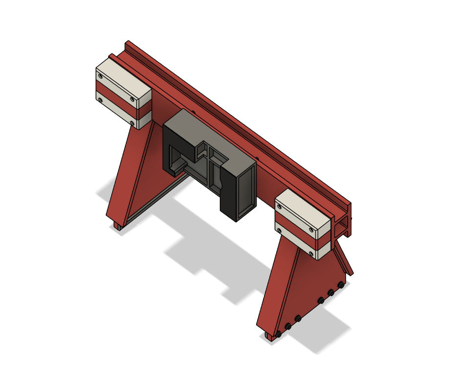 OO Model Railway Modern Buffer Stops V2 3D print model_5