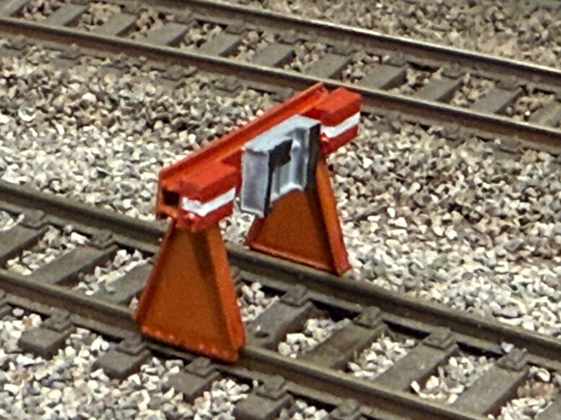 OO Model Railway Modern Buffer Stops V2 3D print model_10
