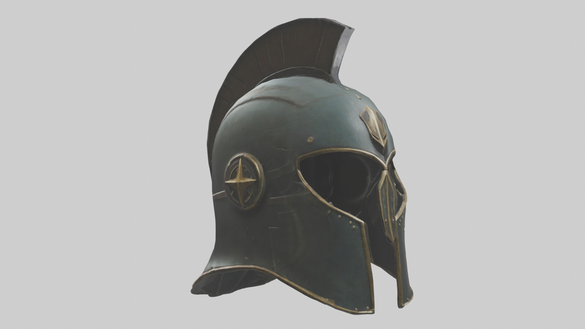 Legendary Helmet model Low-poly 3D model_11
