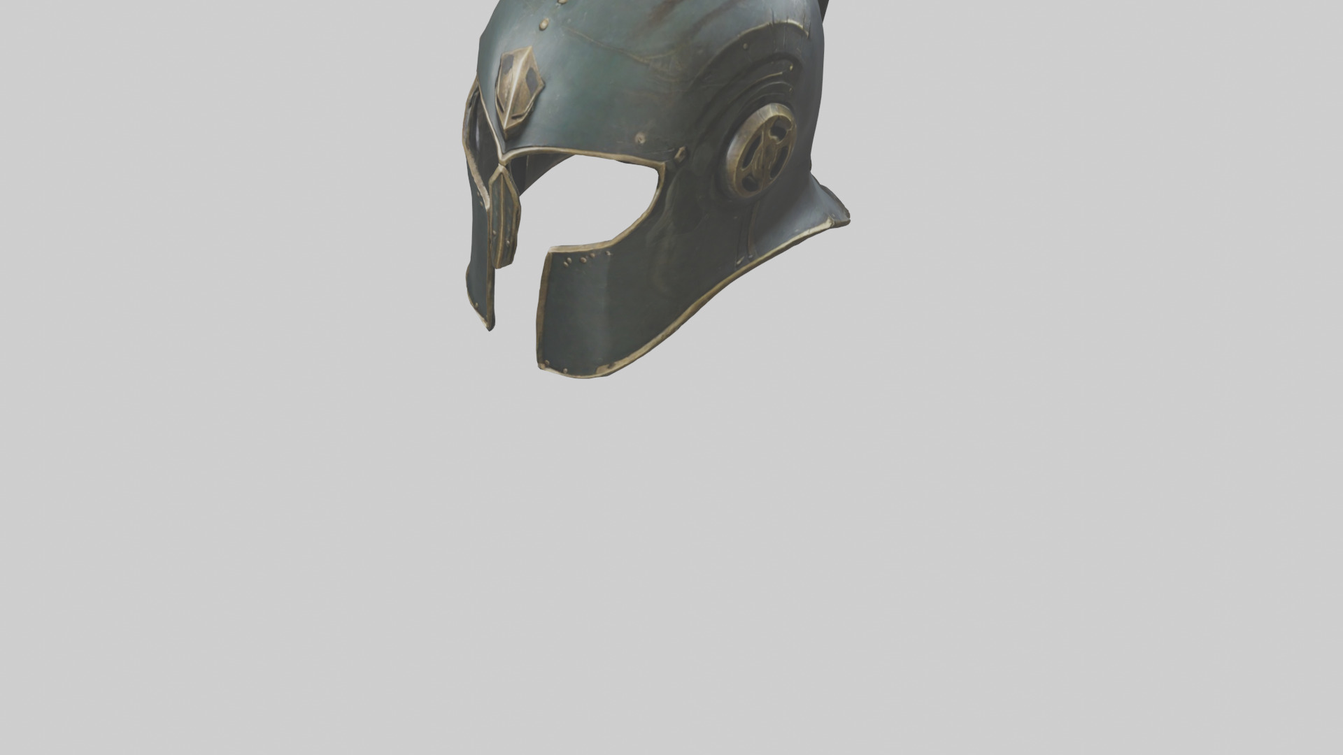 Legendary Helmet model Low-poly 3D model_8