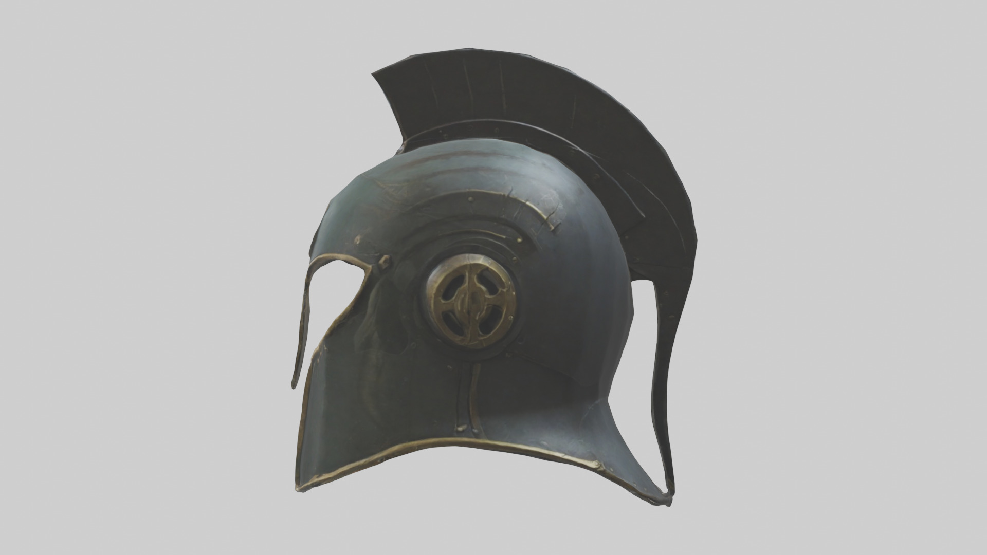 Legendary Helmet model Low-poly 3D model_12