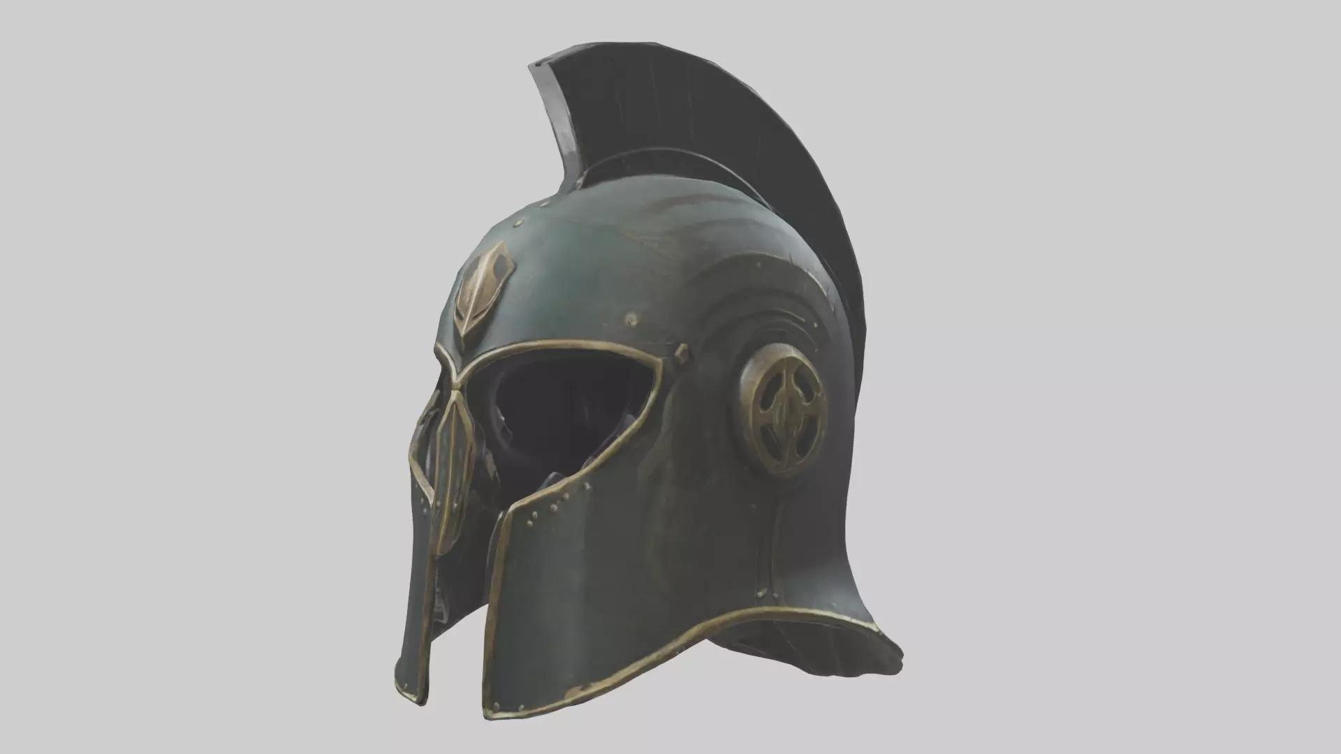 Legendary Helmet model Low-poly 3D model_0