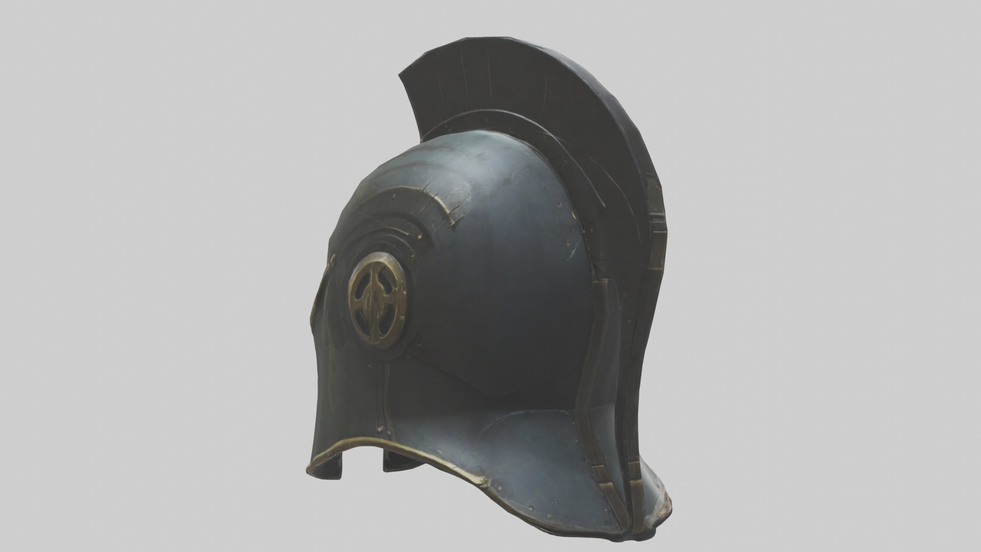 Legendary Helmet model Low-poly 3D model_4