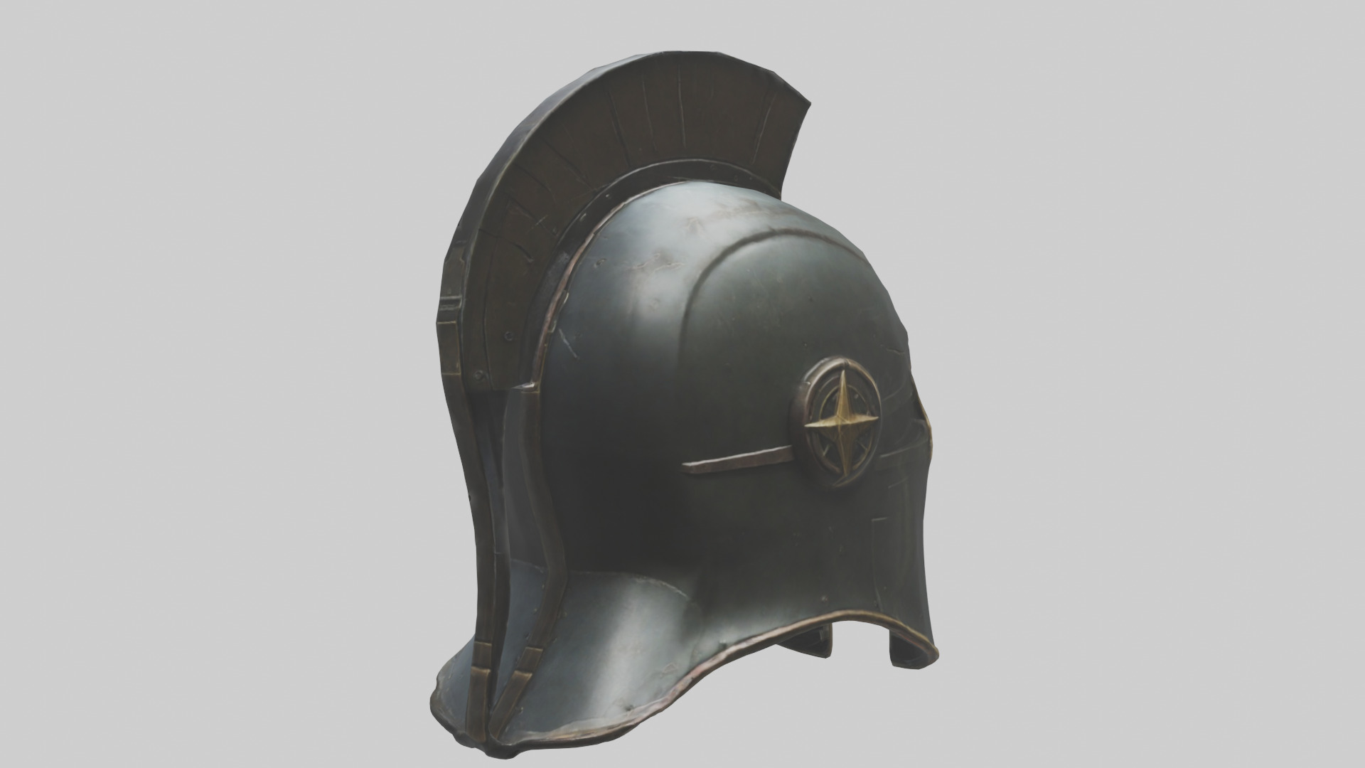 Legendary Helmet model Low-poly 3D model_5