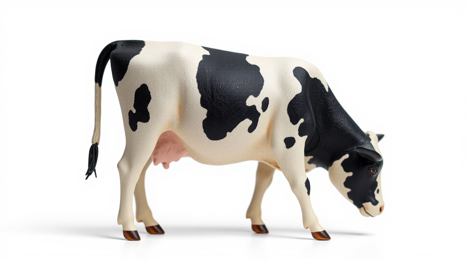 Realistic Grazing Cow Model Pack Low-poly 3D model_3