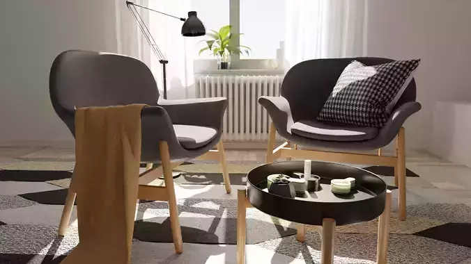 Vedbo Armchair Scene