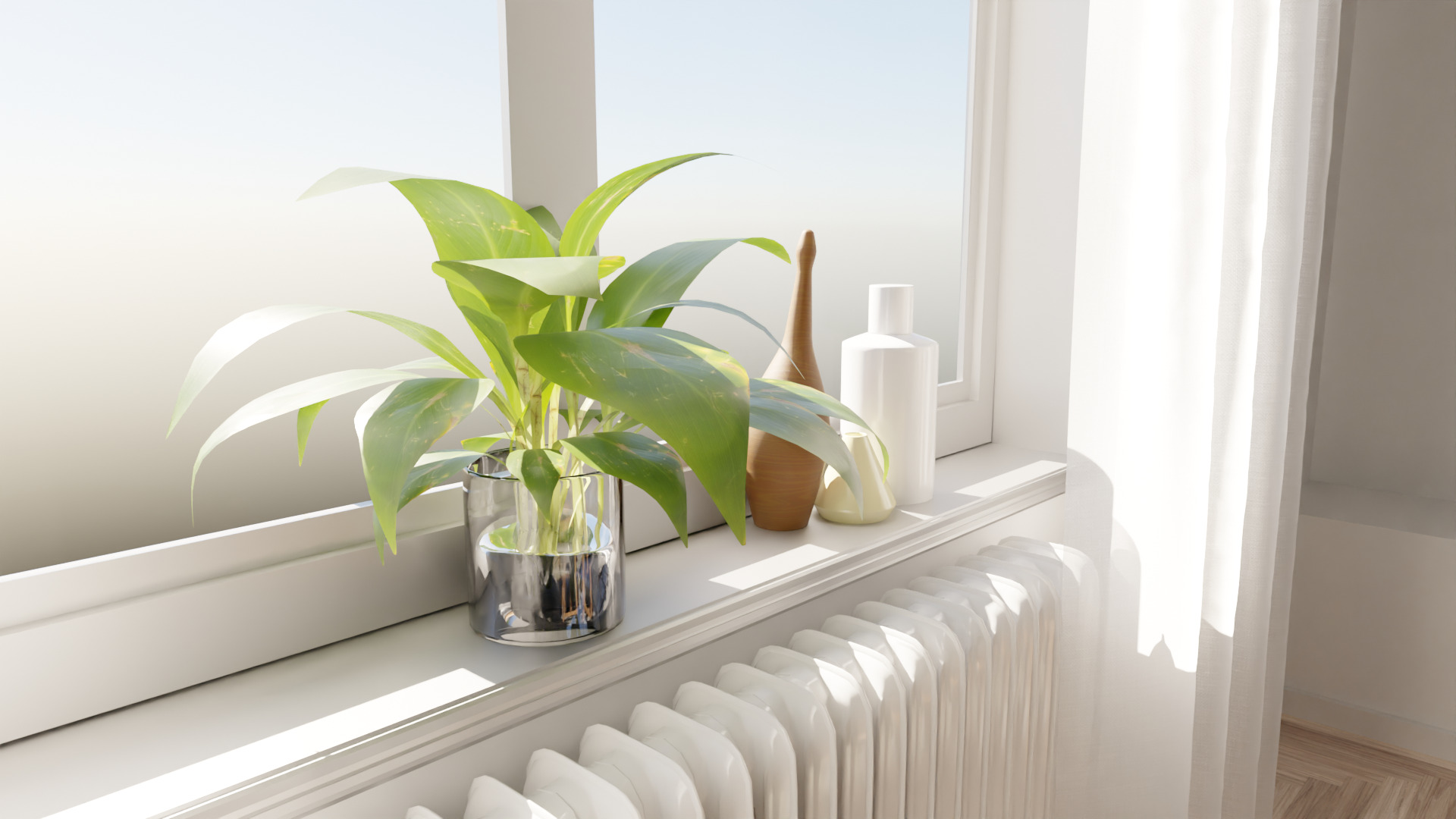 Vedbo Armchair Scene 3D model_8