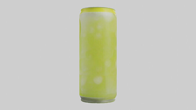 Lemonlime soda model Low-poly 3D model