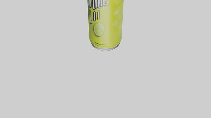 Lemonlime soda model Low-poly 3D model 6