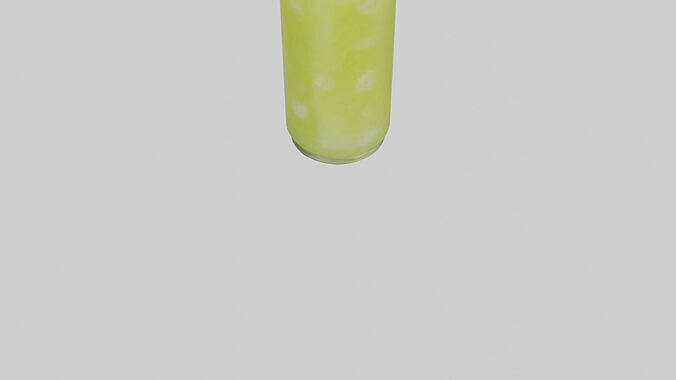 Lemonlime soda model Low-poly 3D model 5