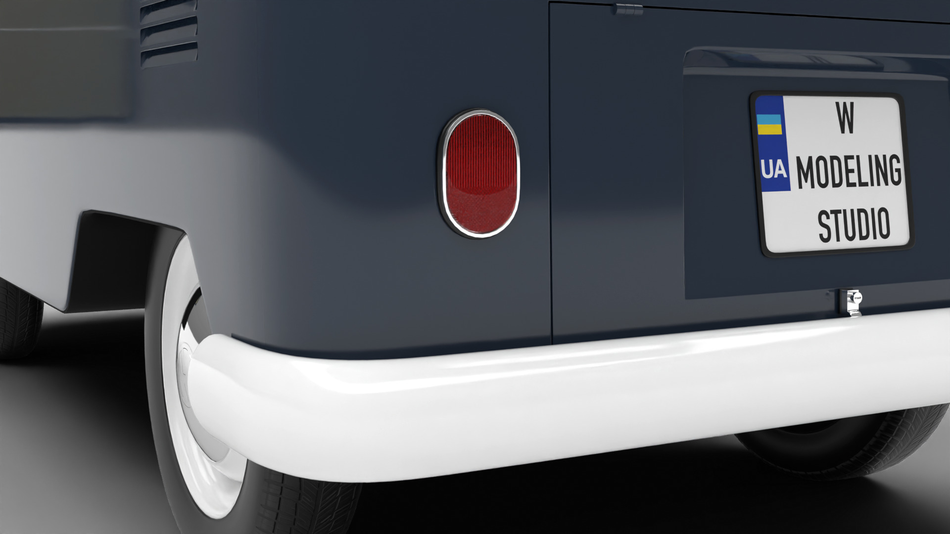 Volkswagen T1 Panel Van 1950 HQ 3d model 3D model_14