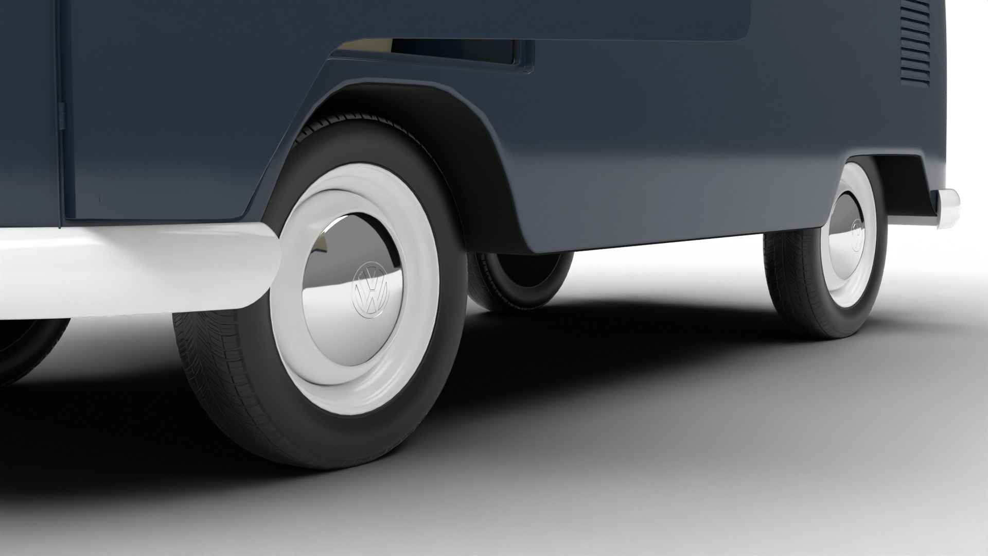 Volkswagen T1 Panel Van 1950 HQ 3d model 3D model_4