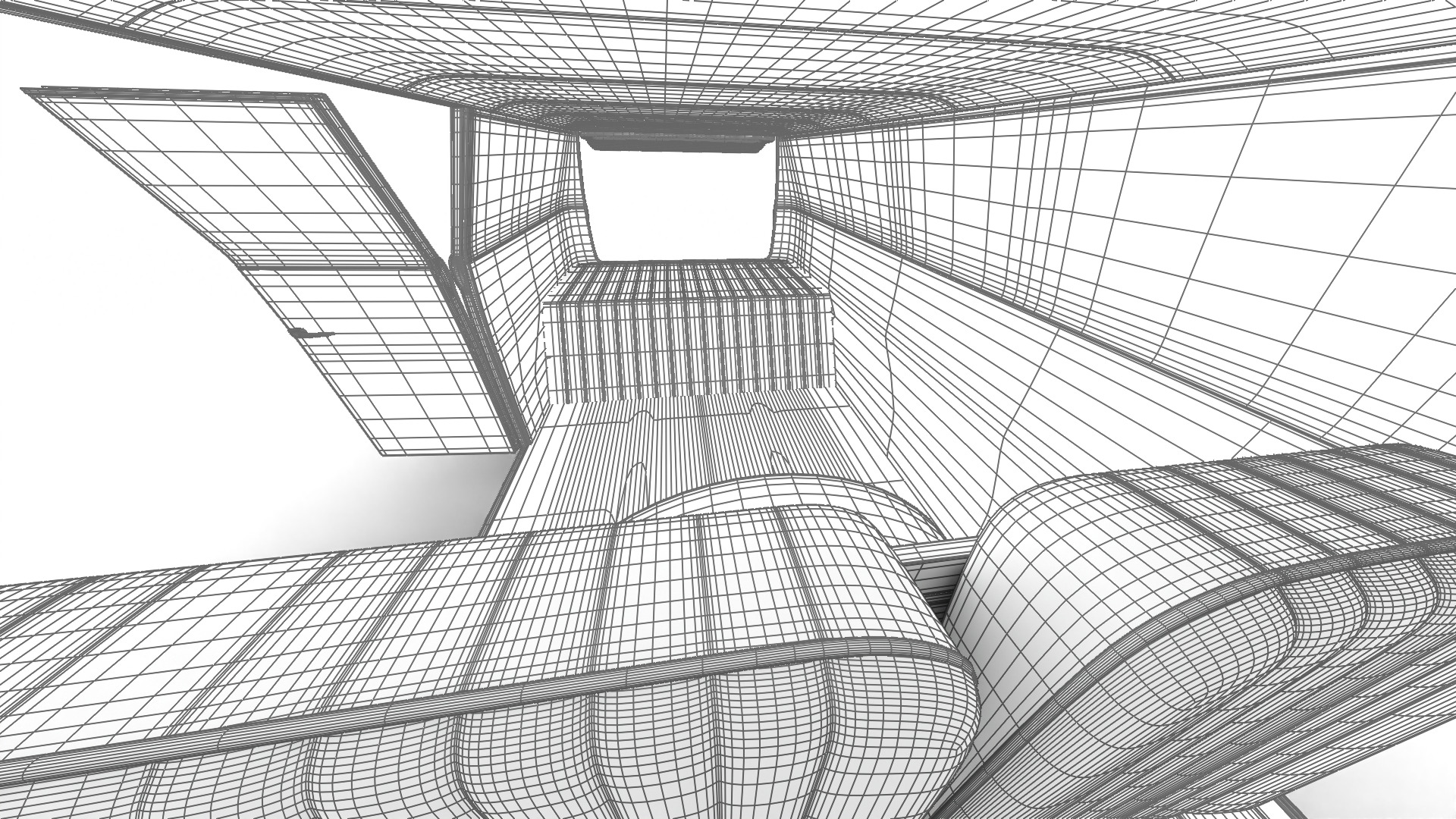 Volkswagen T1 Panel Van 1950 HQ 3d model 3D model_45