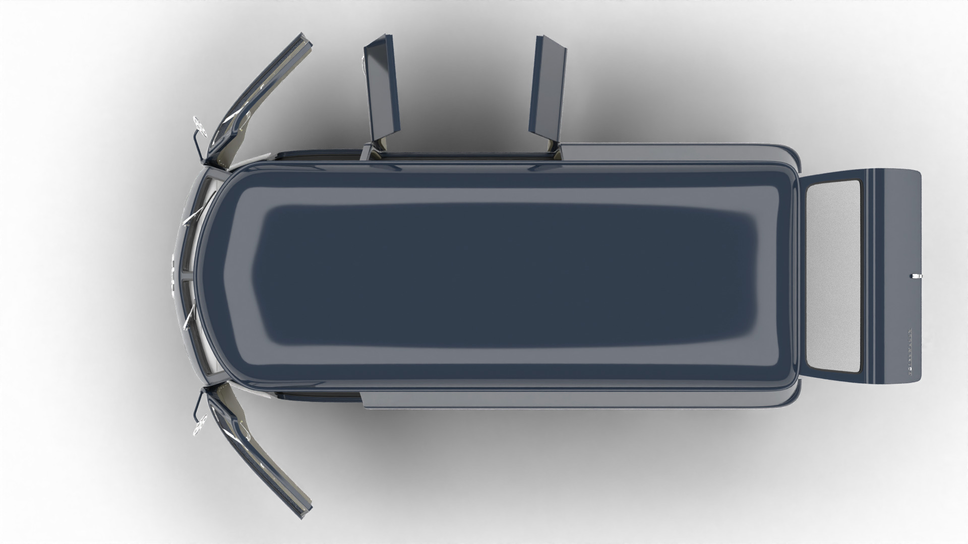 Volkswagen T1 Panel Van 1950 HQ 3d model 3D model_13